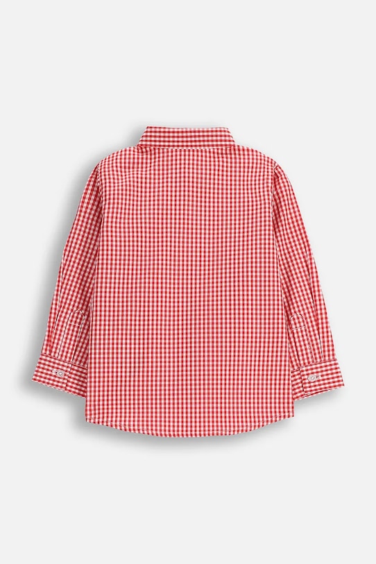 Coccodrillo koszula bawełniana niemowlęca ZC5136101EBB czerwony AW25