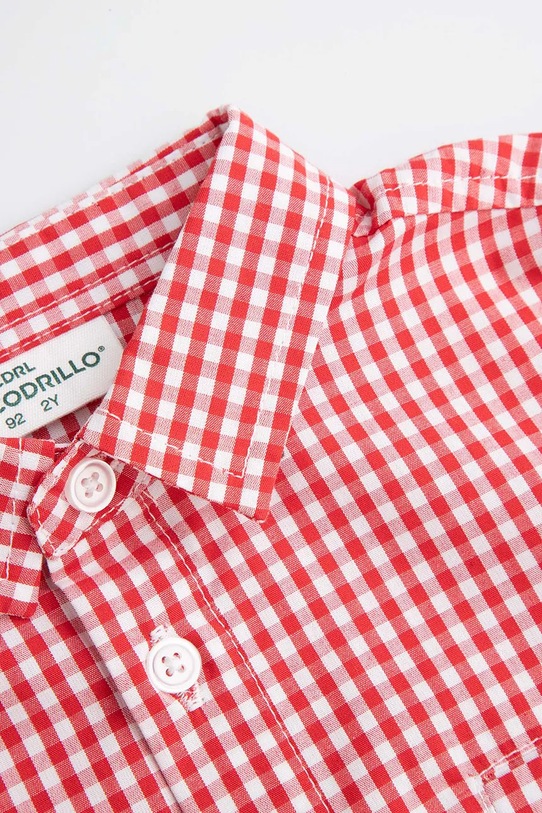 Chłopiec Coccodrillo koszula bawełniana niemowlęca ZC5136101EBB czerwony