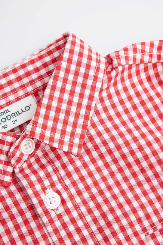 Chłopiec Coccodrillo koszula bawełniana niemowlęca ZC5136101EBB czerwony