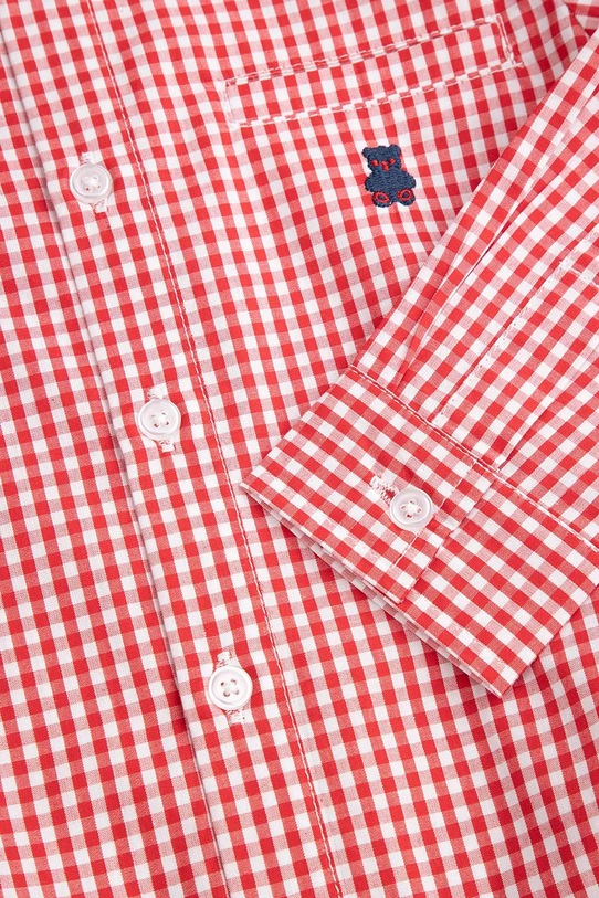 Coccodrillo koszula bawełniana niemowlęca czerwony ZC5136101EBB