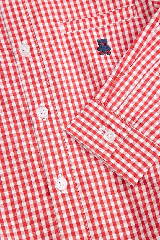Coccodrillo koszula bawełniana niemowlęca czerwony ZC5136101EBB