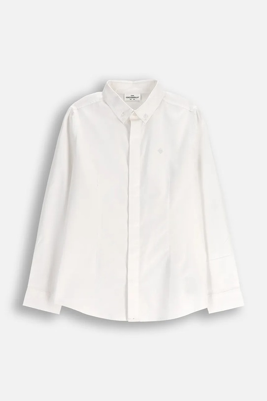 Coccodrillo koszula bawełniana dziecięca bawełna biały ZC5136102EJB