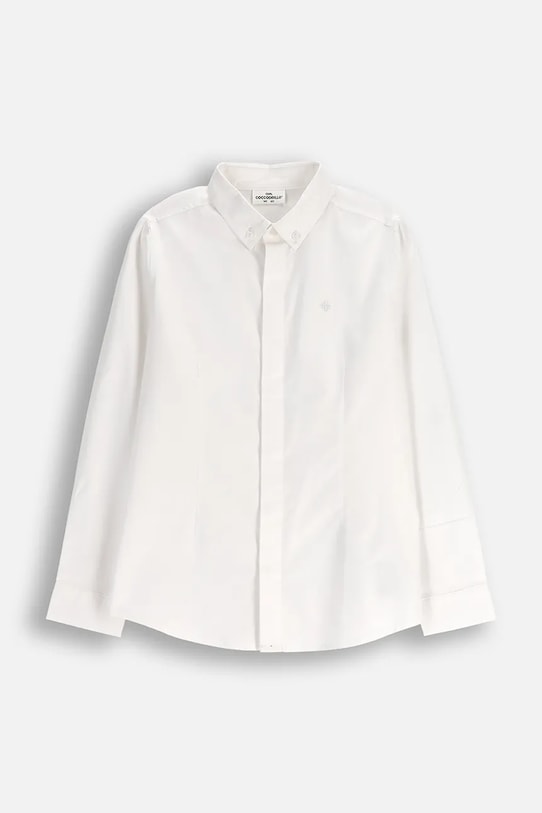 Coccodrillo koszula bawełniana dziecięca bawełna biały ZC5136102EJB