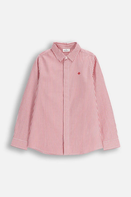 Coccodrillo koszula bawełniana dziecięca wzorzyste pomarańczowy ZC5136104EJB