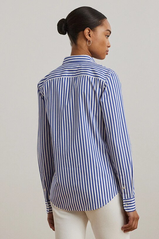 Lauren Ralph Lauren koszula bawełniana 200970765 niebieski AW25