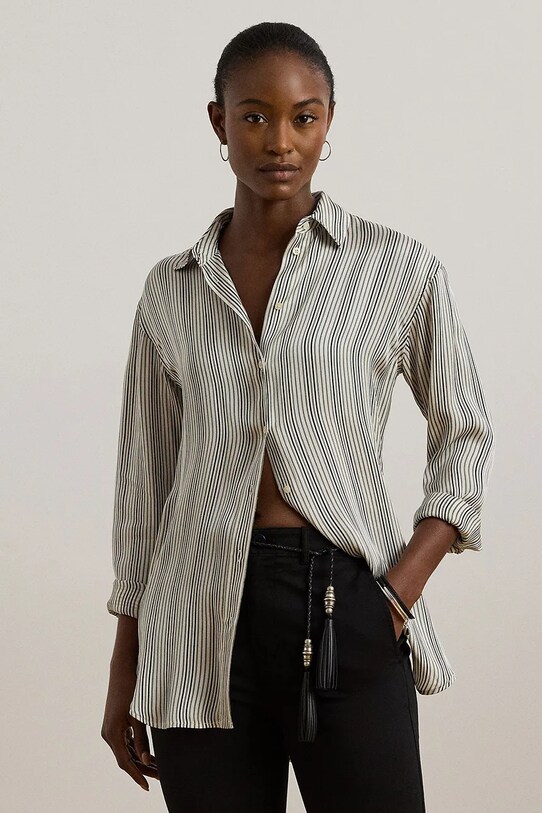 Košeľa Lauren Ralph Lauren regular béžová 200970812