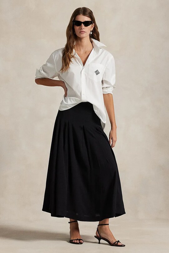 Ρούχα Βαμβακερό πουκάμισο Polo Ralph Lauren 211971509 λευκό