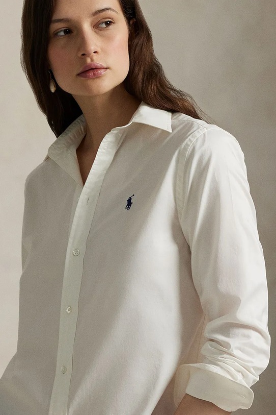 Bavlněná košile Polo Ralph Lauren béžová 211A92177