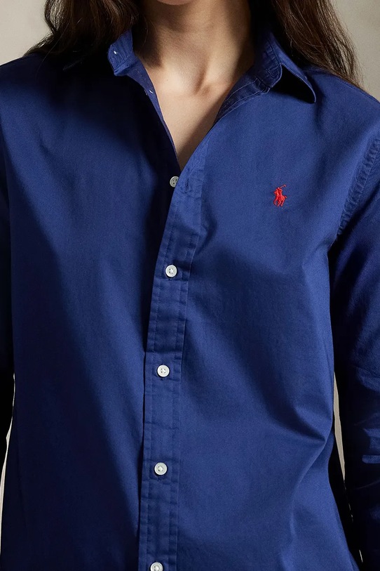 Bavlněná košile Polo Ralph Lauren námořnická modř 211A92177