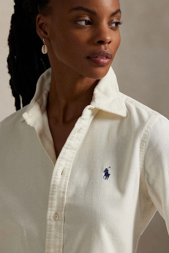 Polo Ralph Lauren koszula sztruksowa beżowy 211971526