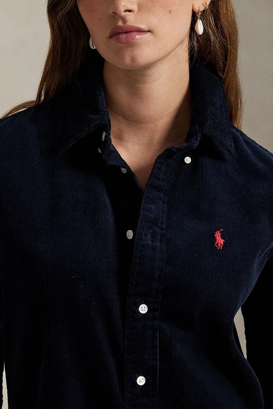 Вельветова сорочка Polo Ralph Lauren темно-синій 211971526