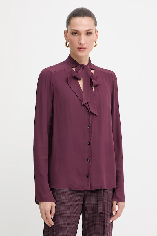 Сорочка Patrizia Pepe бордо 8C0785.A8I1