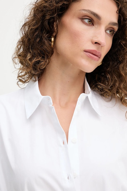 Patrizia Pepe koszula bawełniana biały 8C0794.A634