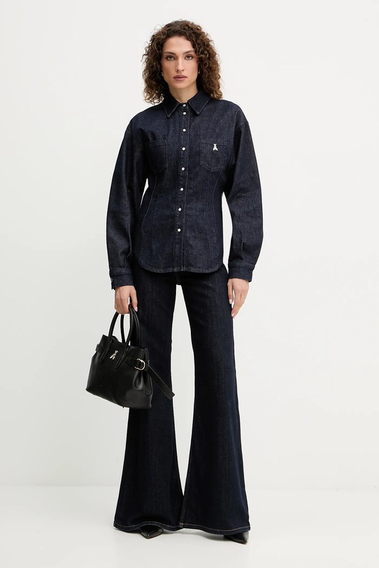 Patrizia Pepe cămașă jeans 8C0795.D113 bleumarin AW25
