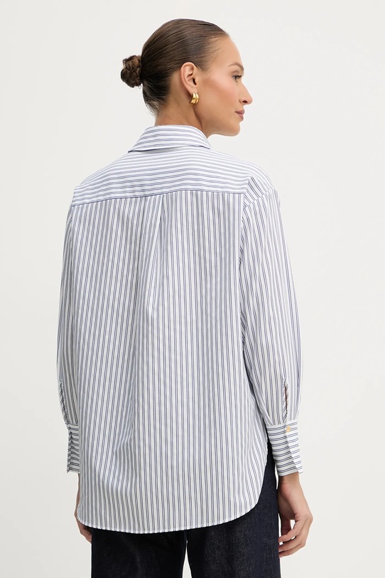 Одежда Хлопковая рубашка Elisabetta Franchi CA11156E2 голубой