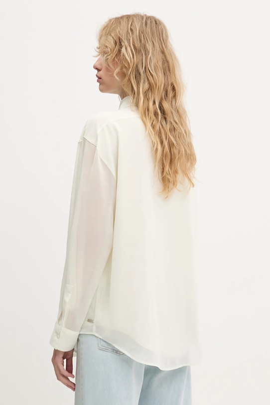 Oblečení Košile Calvin Klein LV044B902G béžová