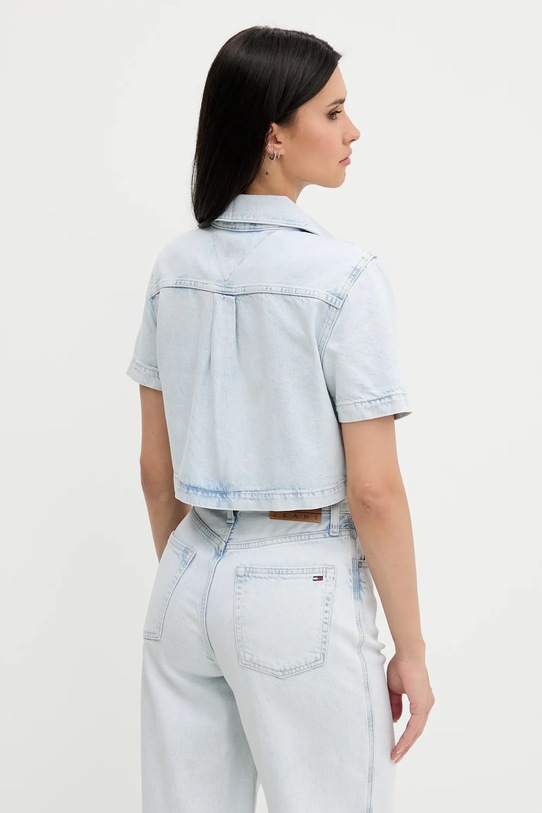 Odjeća Košulja s pamukom Tommy Jeans DW0DW21072 plava