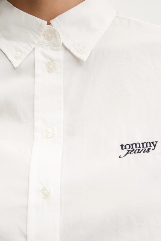 Бавовняна сорочка Tommy Jeans DW0DW21400 білий