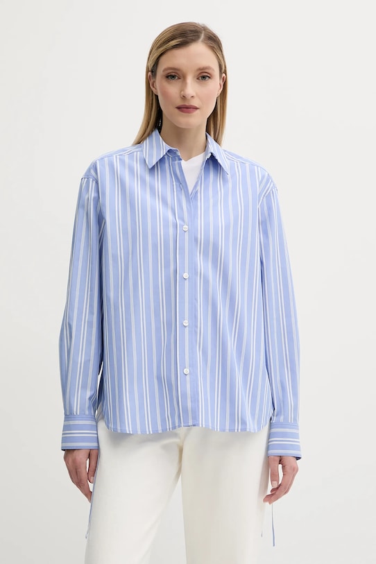 Samsoe Samsoe koszula SACATAN klasyczny niebieski F25200085