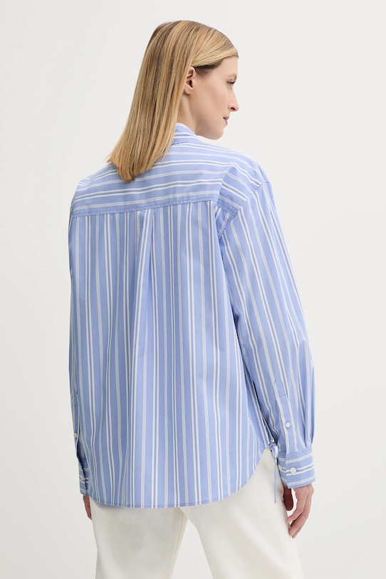 Odzież Samsoe Samsoe koszula SACATAN F25200085 niebieski