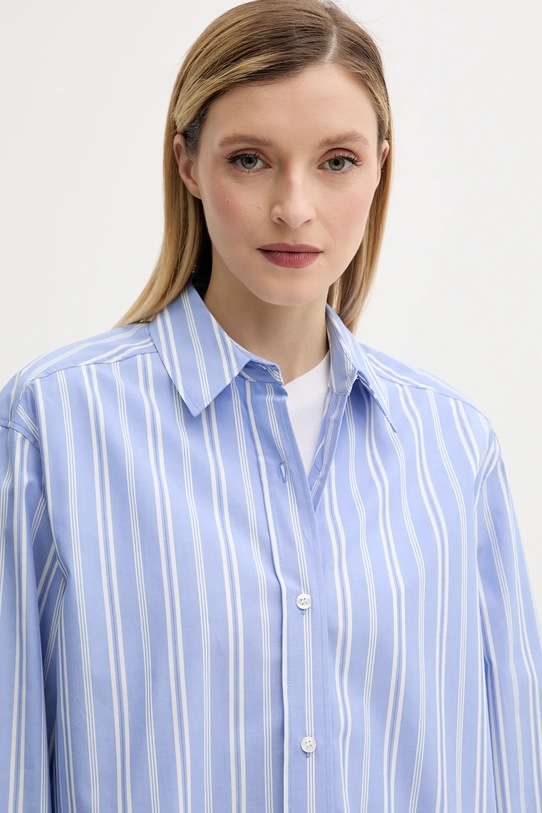 Samsoe Samsoe koszula SACATAN F25200085 niebieski