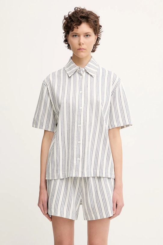 Samsoe Samsoe camicia SAKAJA regolare bianco F25200036