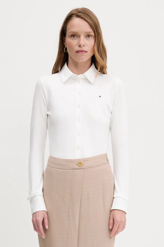 Tommy Hilfiger ing elasztánnal fehér WW0WW43528