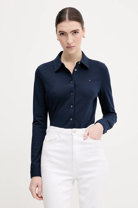 Tommy Hilfiger ing elasztánnal sötétkék WW0WW43528