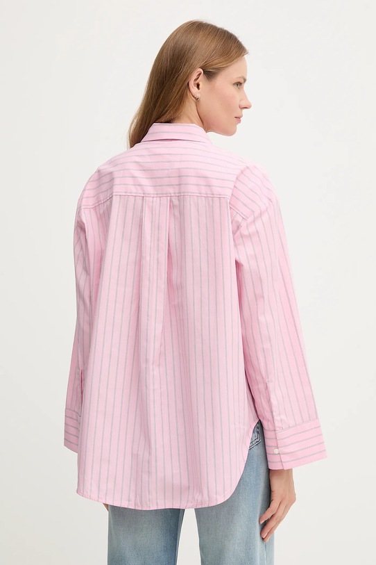 Ρούχα Βαμβακερό πουκάμισο Tommy Hilfiger WW0WW45892 ροζ