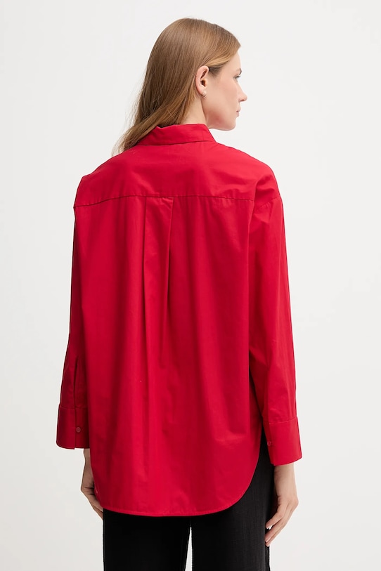 Odzież Tommy Hilfiger koszula bawełniana WW0WW45892 czerwony