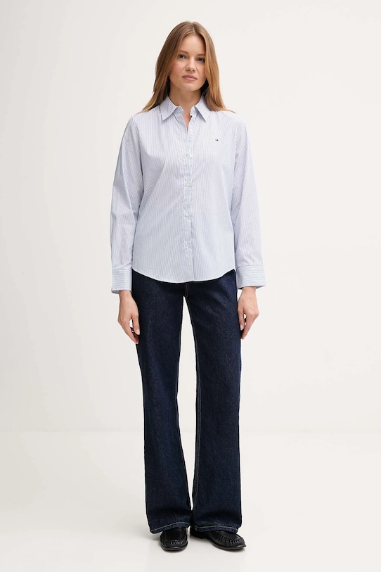 Сорочка Tommy Hilfiger WW0WW47169 блакитний AW25