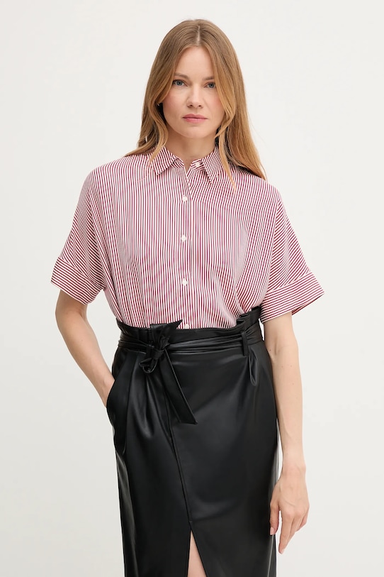 Рубашка Tommy Hilfiger узор красный WW0WW45883