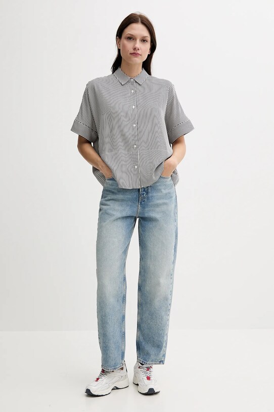 Рубашка Tommy Hilfiger WW0WW45883 тёмно-синий AW25