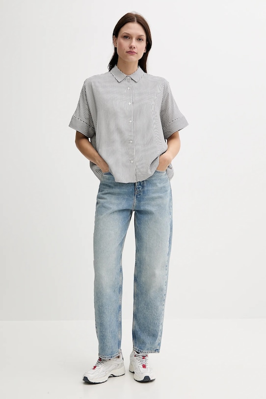 Рубашка Tommy Hilfiger WW0WW45883 тёмно-синий AW25