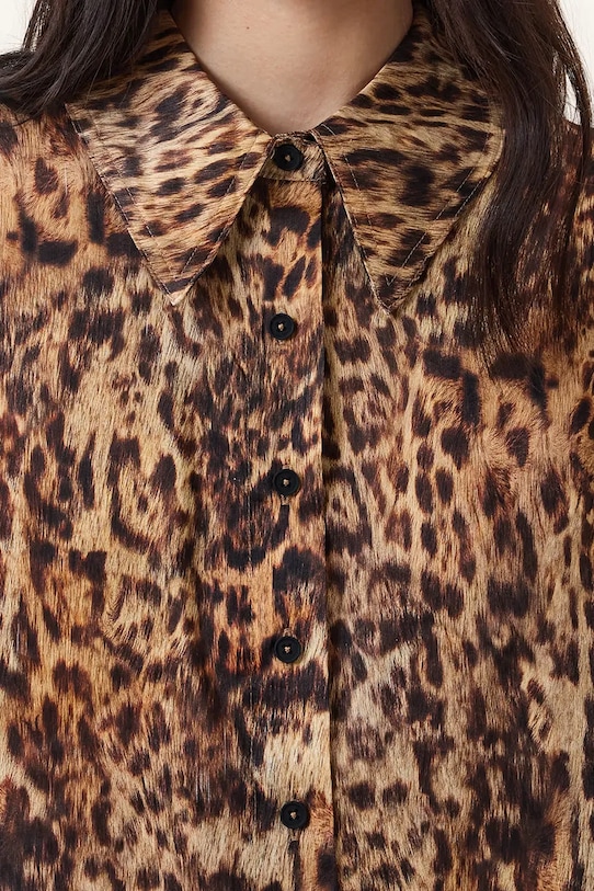 Odzież AllSaints koszula lniana CHARLI W061PC multicolor