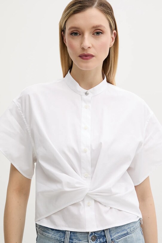 Bavlnená košeľa Rag & Bone biela WAW25PA0107610