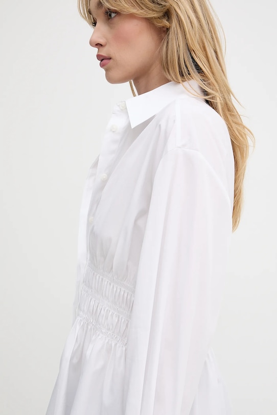 Βαμβακερό πουκάμισο Rag & Bone λευκό WAW25PA0317631