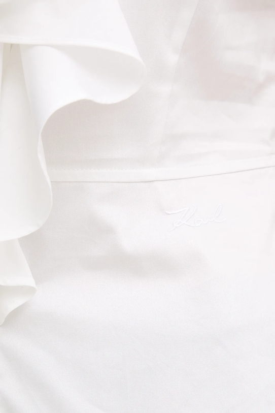 Karl Lagerfeld koszula bawełniana A3W11035 beżowy