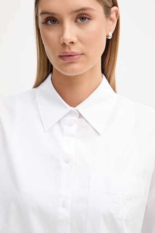 Calvin Klein Jeans cămașă alb LV047C143G