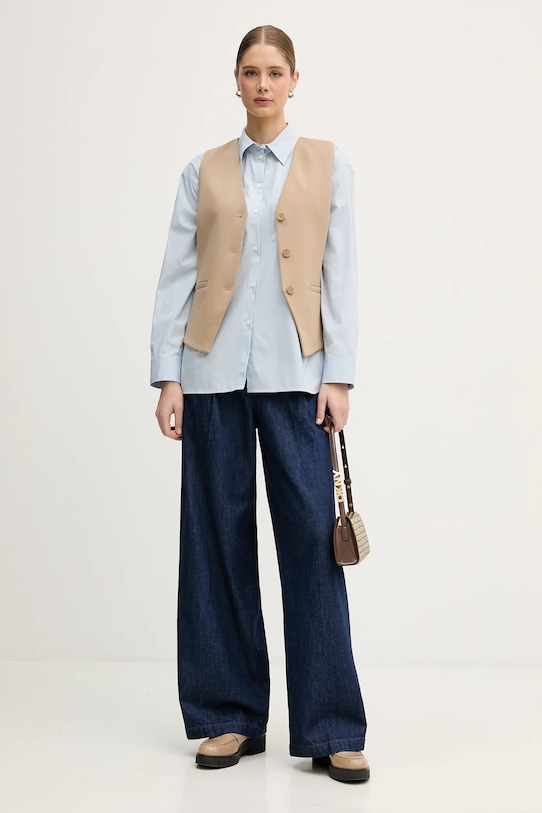 Srajca Calvin Klein Jeans LV047C143G modra AW25