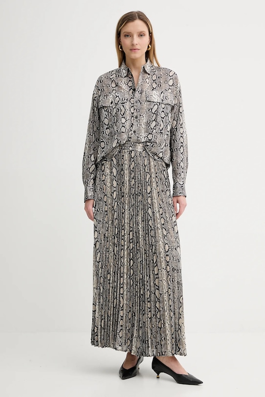 Bavlněná košile MICHAEL Michael Kors MT540WAK6A béžová AW25