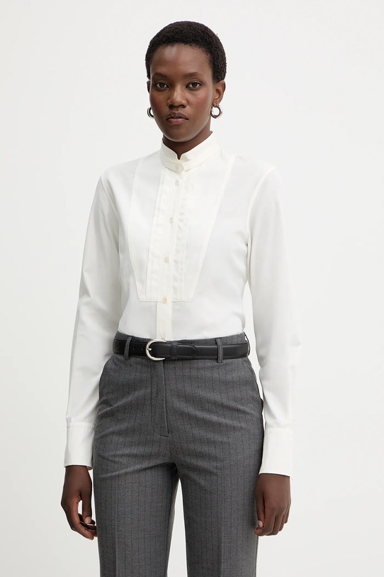 Weekend Max Mara koszula bawełniana BUTTERFLY bawełna beżowy 2525116023600