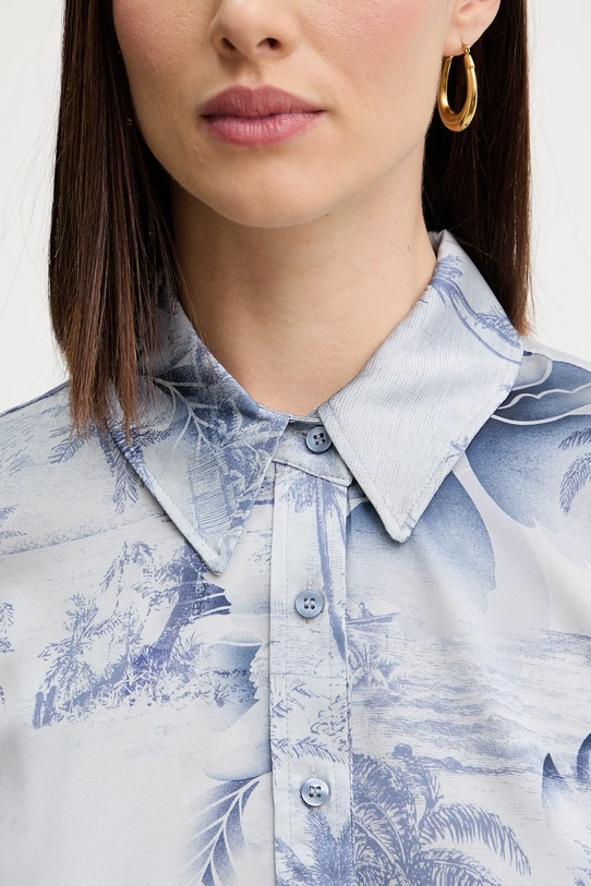 Guess koszula CONCETTA W5YH03.WF1T2 niebieski