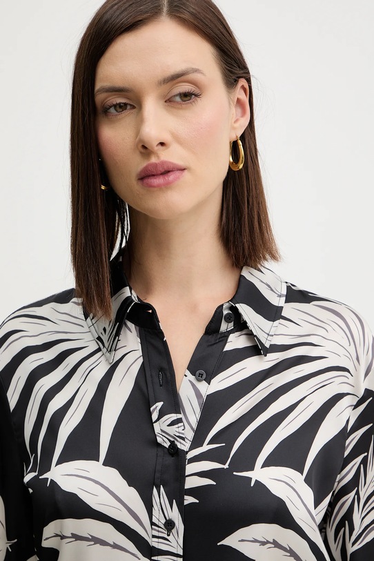 Guess koszula CONCETTA czarny W5YH03.WF1T2