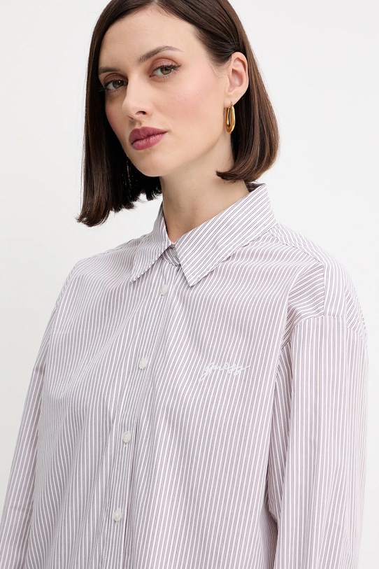 Bombažna srajca Guess LAURIANE roza W5YH47.WHD10