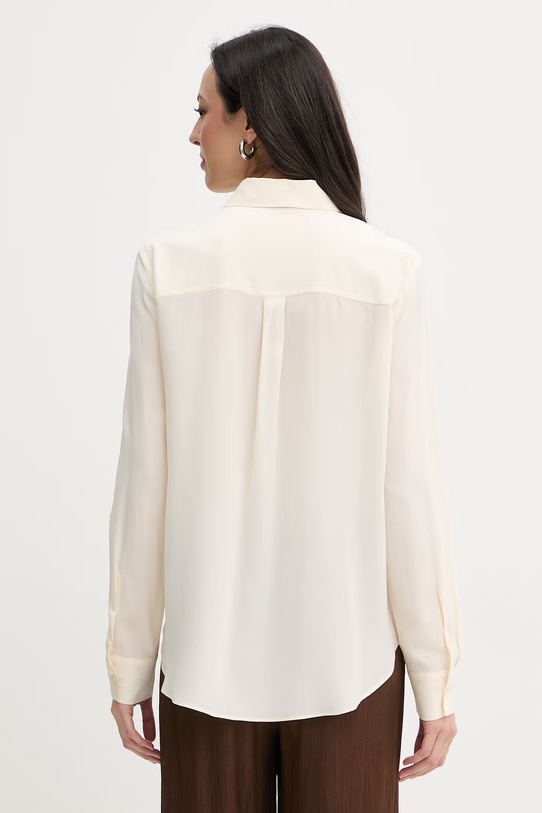 Odzież Pinko koszula damska jedwabna 105593.A2T7 beżowy