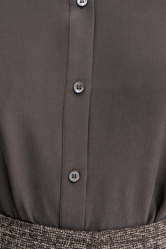 Μεταξωτό πουκάμισο Pinko 105593.A2T7 καφέ
