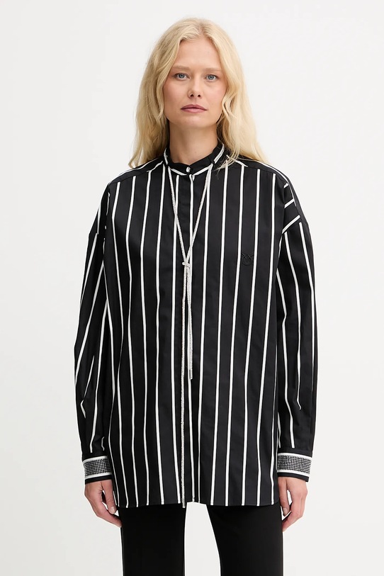 Pamučna košulja Pinko casual crna 105606.A2TB