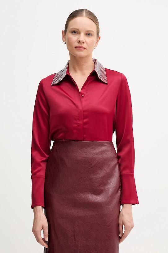 Joseph Ribkoff koszula z elastanem bordowy 254926