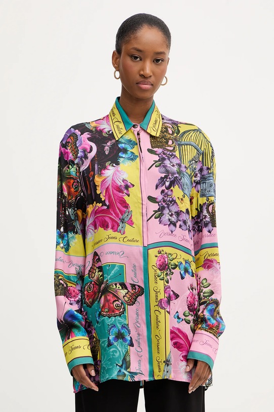 Versace Jeans Couture koszula regular różowy 79HAL2P4.NS705